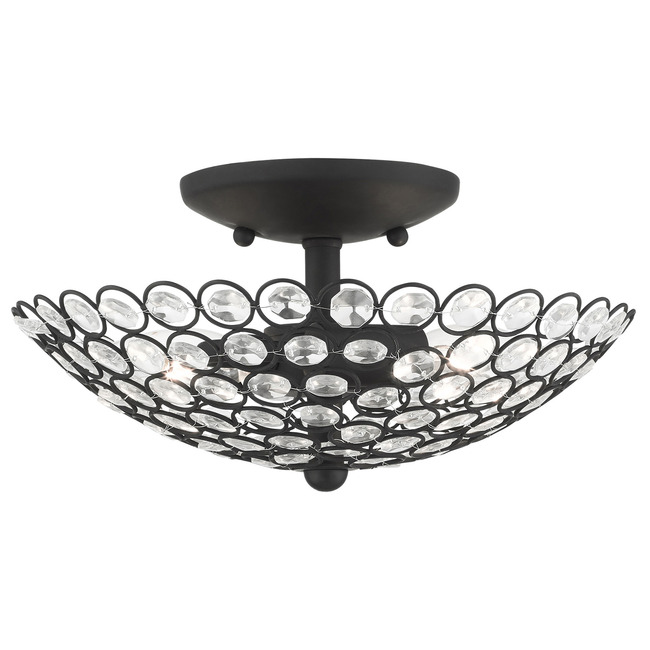 Cassandra Semi Flush Ceiling Light by Livex Lighting