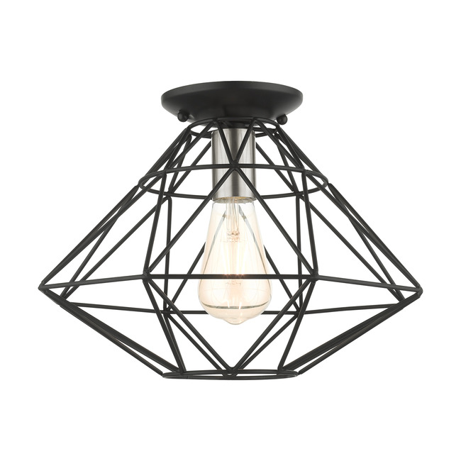 Geometric Flush Ceiling Light by Livex Lighting