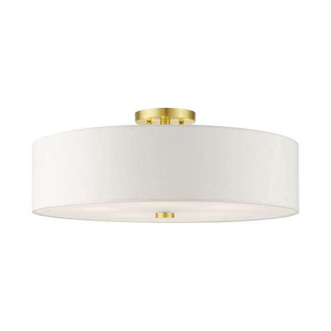 Meridian Large Semi Flush Ceiling Light by Livex Lighting