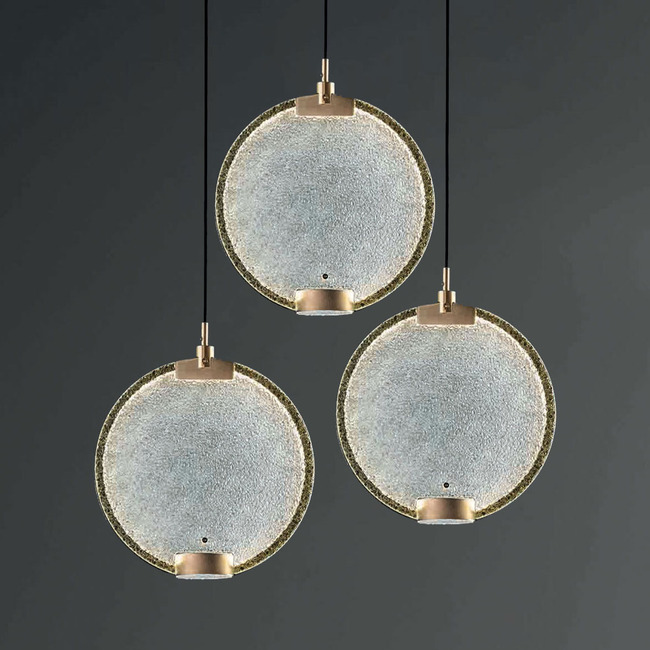 Horo Round Multi Light Pendant by Masiero