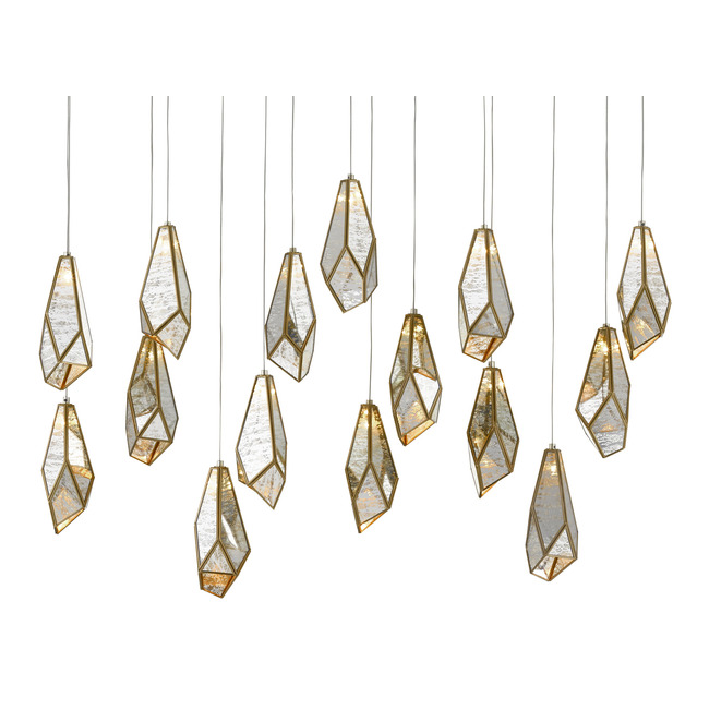 Glace Linear Multi Light Pendant by Currey and Company