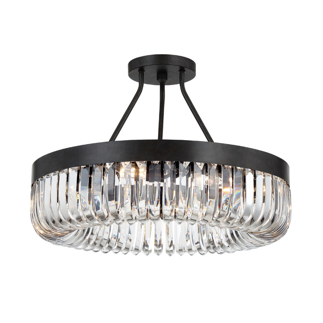 Alister Semi Flush Ceiling Light by Crystorama