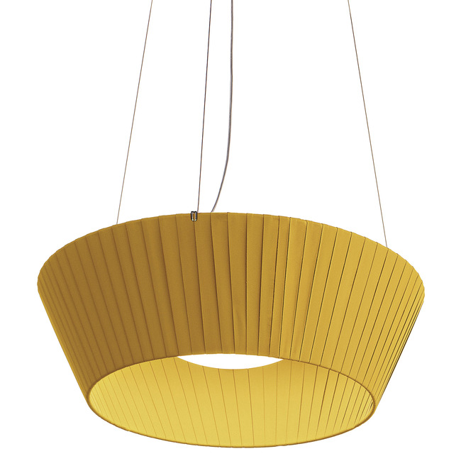 Reverse B Plisse Pendant by ModoLuce