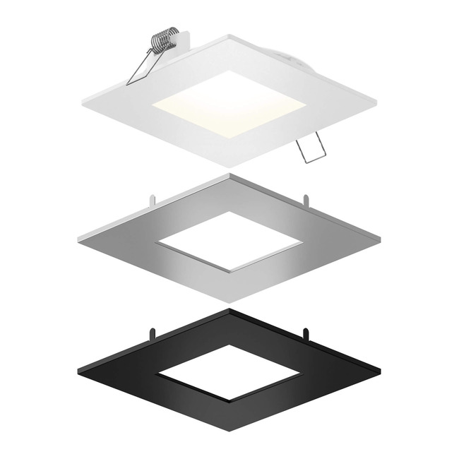 SPN 6IN SQ Color Select Recessed Panel Light by DALS Lighting