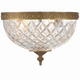 Crystorama Bowl Ceiling Light Fixture