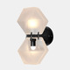 Welles Glass Double Wall Sconce