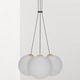 Glass 120 Cluster Chandelier