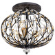 Bask Semi Flush Ceiling Light