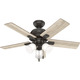 Crystal Peak Ceiling Fan with Light