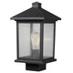 Portland Outdoor Post Light with Square Fitter