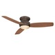 Traditional Concept Indoor / Outdoor Ceiling Fan with Light