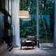 Fog Plisse Arch Floor Lamp