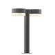 Reals Double PC FH/FW Outdoor Bollard Light