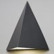 Fortis Pyramid Outdoor Wall Sconce