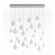 Dark & Bright Star Linear Chandelier