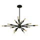 Simone Oval Sputnik Chandelier