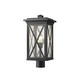 Brookside Outdoor Post Light with Round Fitter