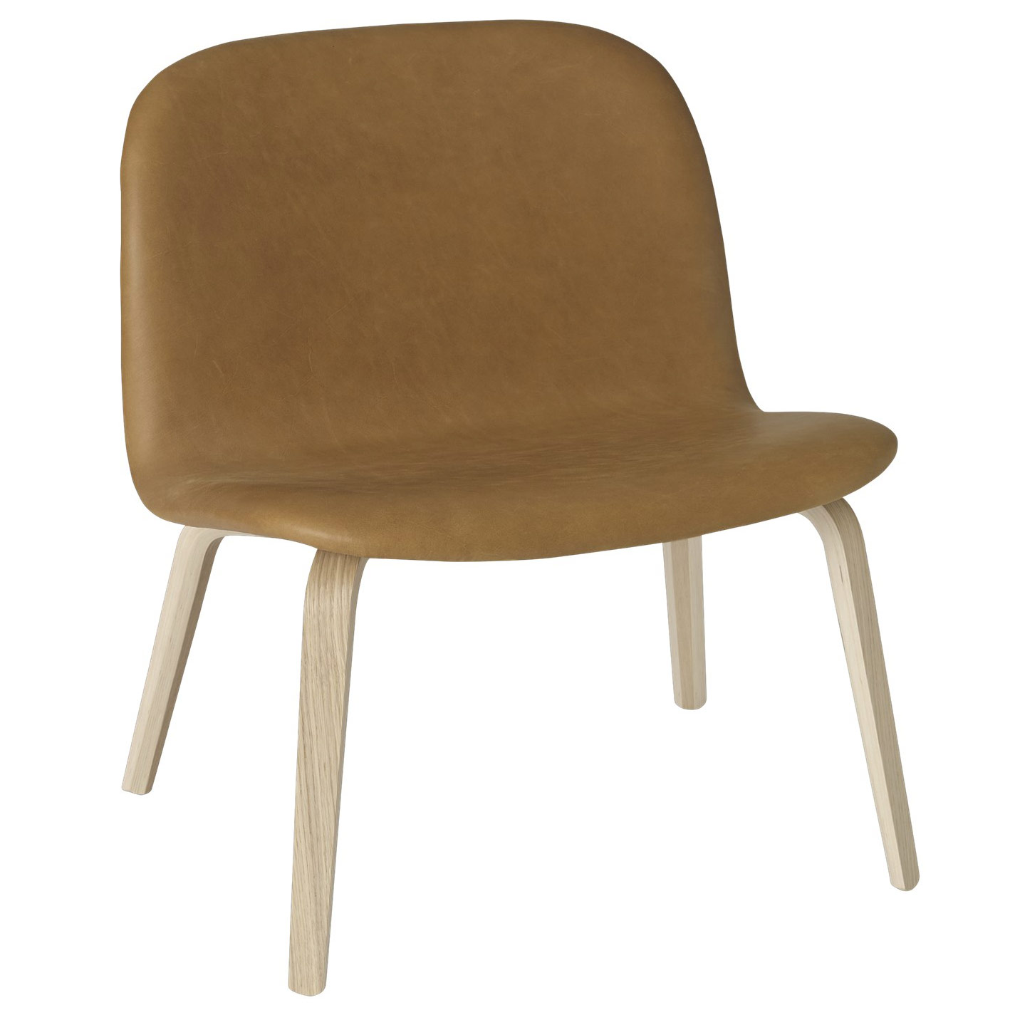 Visu Lounge Chair by Muuto | MVISLU-OAK-M136COGN | MUU1081081