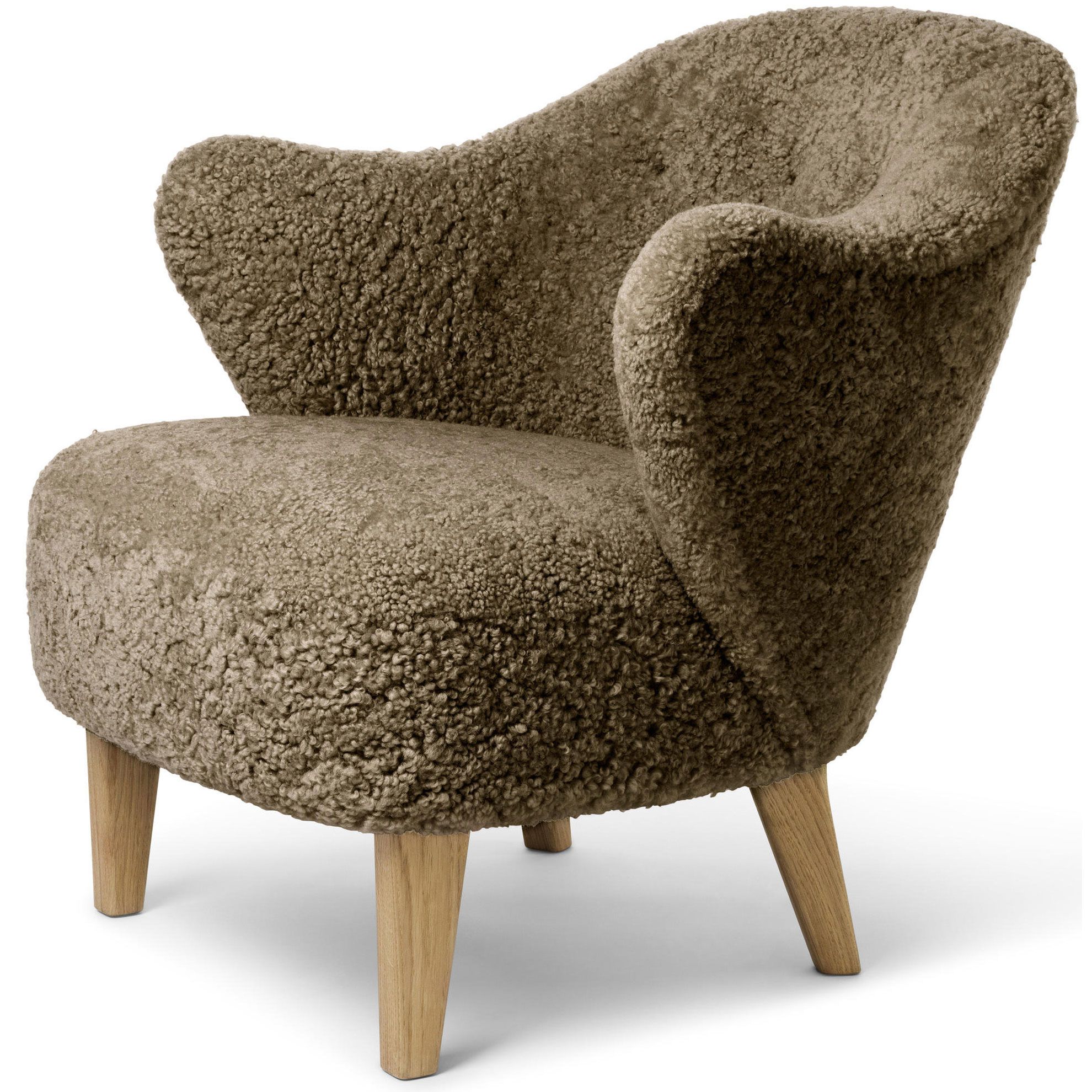 Audo Copenhagen Ingeborg Foot Stool - Sheepskin