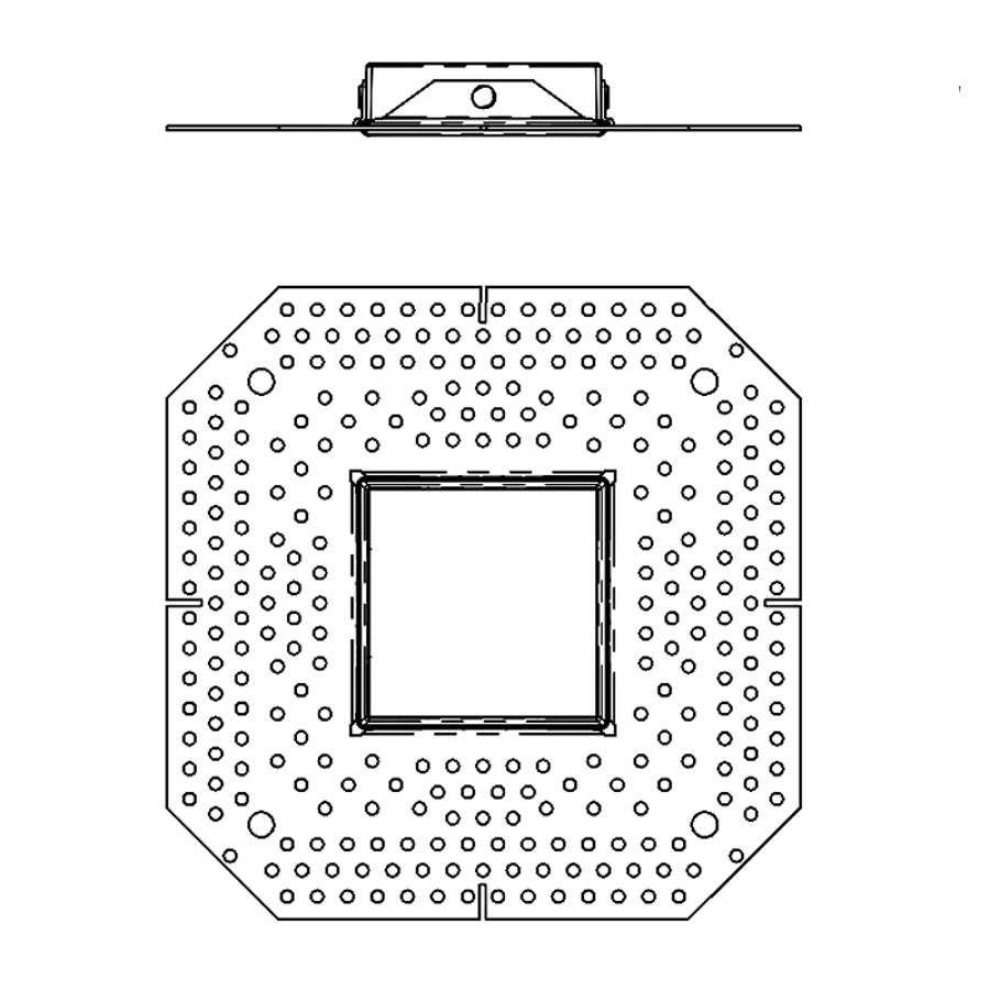 ECO 3IN Round Flangeless Mud-In Plate by CSL | ED3-R-TL | CSL1172925