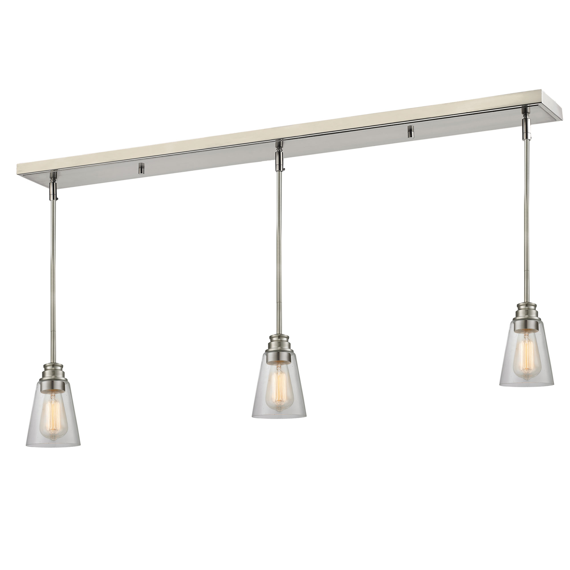 Annora Linear Multi-Light Pendant with Mini Shades by Z-Lite | 428MP-3BN |  ZLT1183847