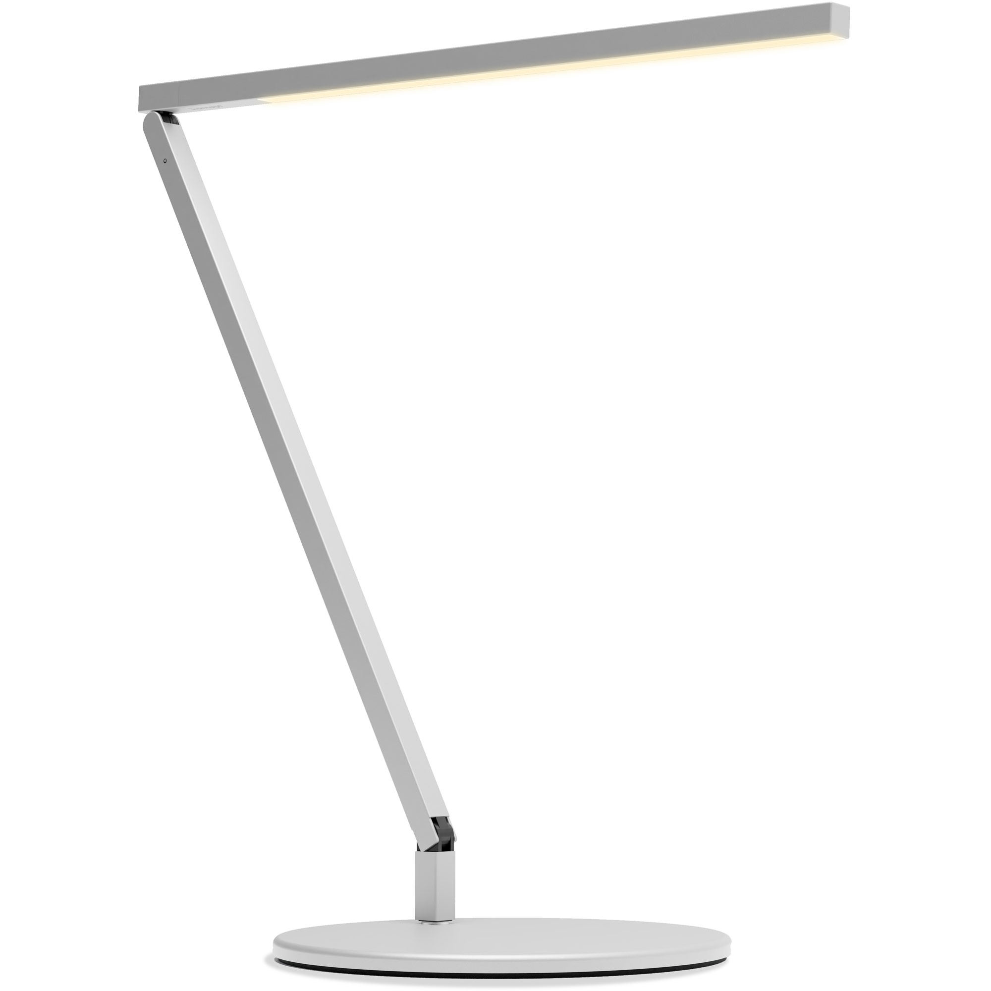 Z-Bar Solo Gen 4 Desk Lamp by Koncept Lighting | ZBD1000-W-SIL-DSK |  KNC1202091