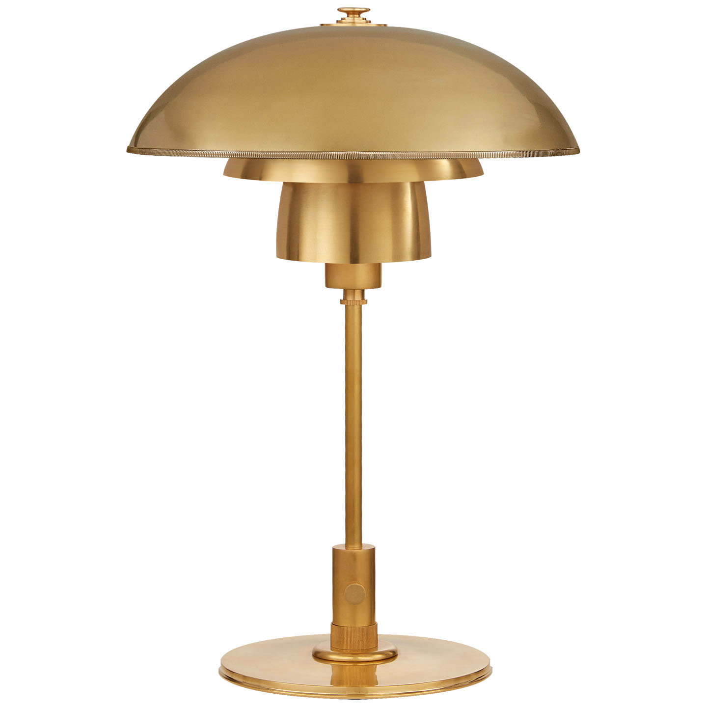 Visual Comfort Signature | TOB 3197HAB | Henley Collection | Brass -  Antique | One Light Task Lamp