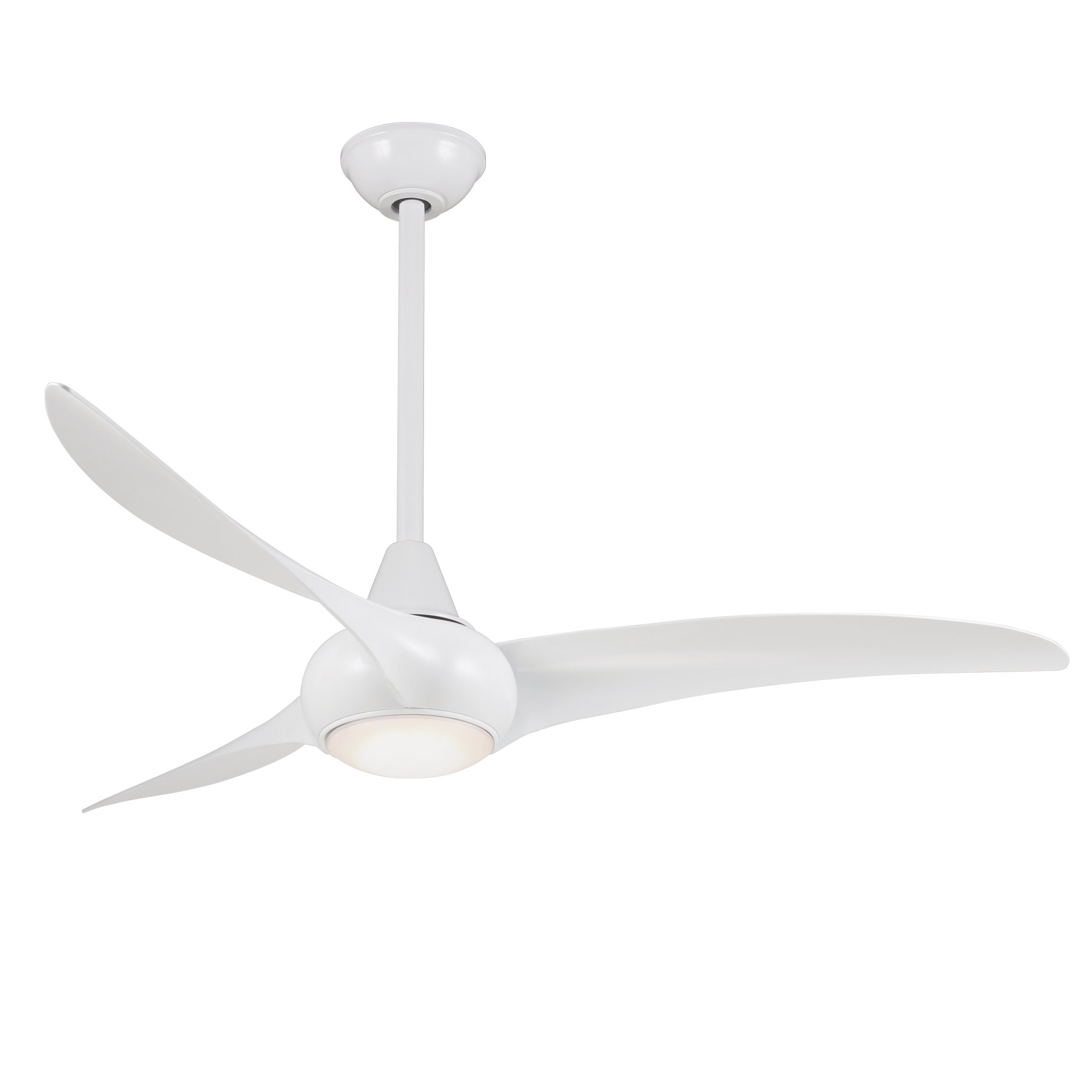 Light Wave Ceiling Fan with Light by Minka Aire F844-WH MKA194770