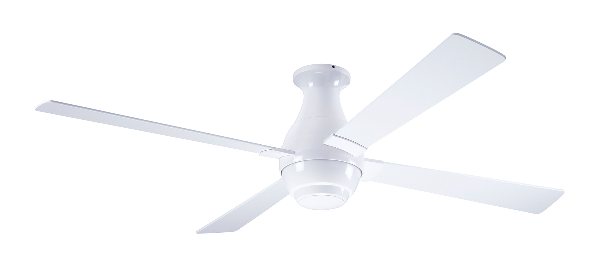 Gusto Flush Ceiling Fan By Modern Fan Co Gus Fm Gw 56 Wh