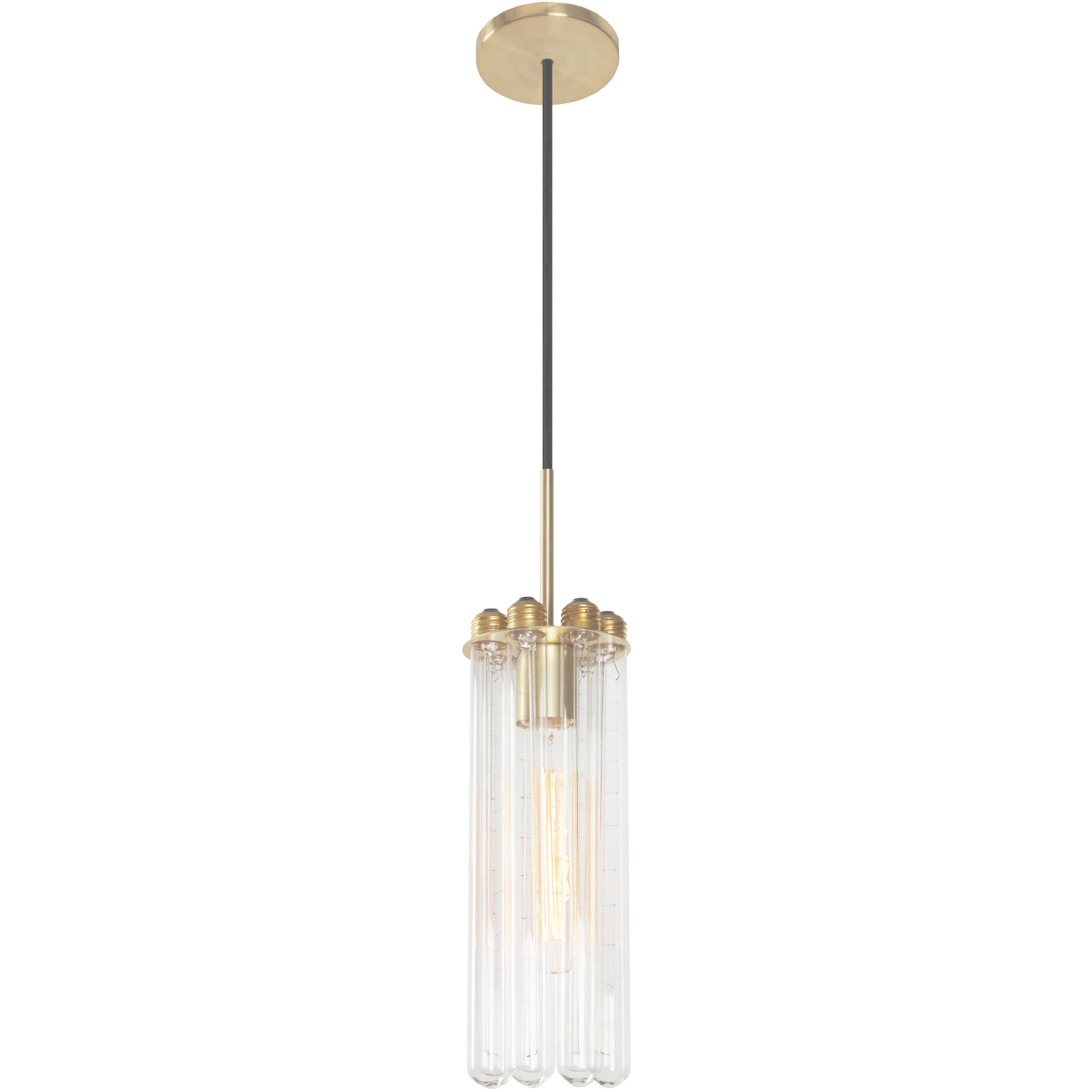 Tubular Pendant By Stone Lighting Pd430bbrt3a