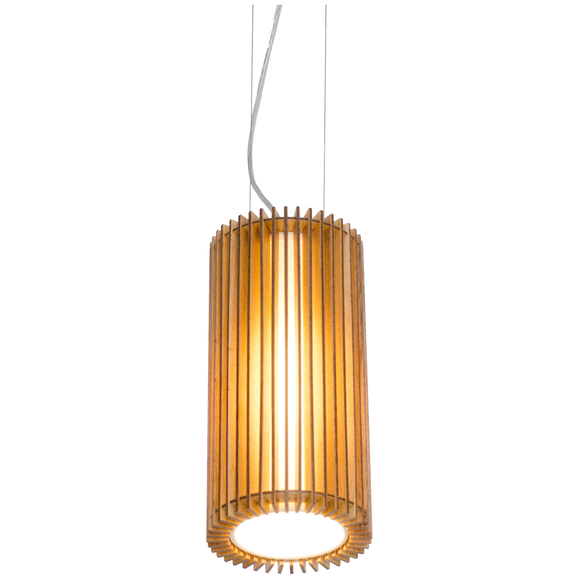 Cylindrical 1141 Wooden Slats Pendant By Lightology Collection Lc Ac 1141 01