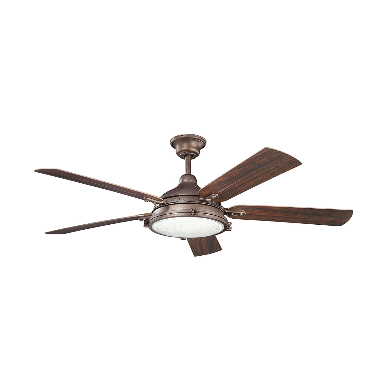 Hatteras Bay Large Outdoor Ceiling Fan With Light By Kichler 310117wcp