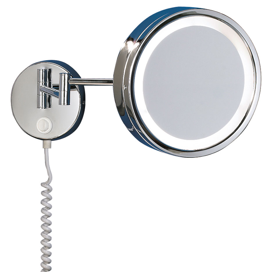 plug in lighted vanity mirror