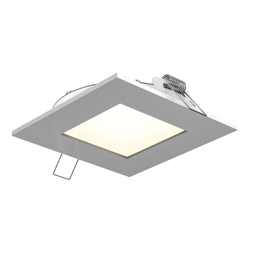 Pro Series 4 Inch Square Recessed Panel Light By Dals Lighting 7004 Sq Sn