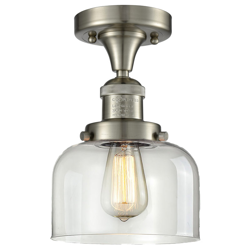 Large Bell Semi Flush Ceiling Light by Innovations Lighting | 517-1CH ...