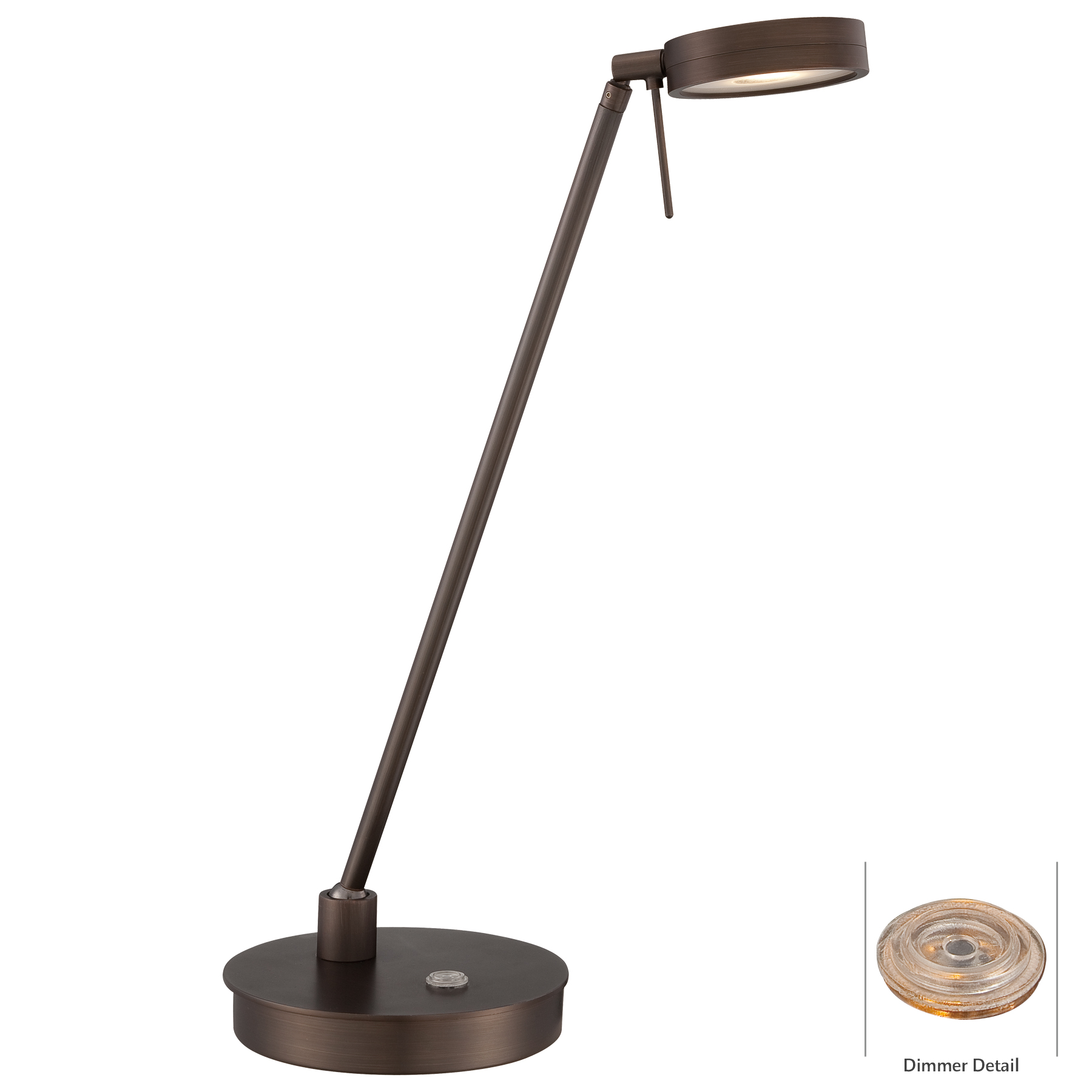Georges Reading Room LED Flat Head Desk Lamp by George Kovacs P4306-647  GKV64359