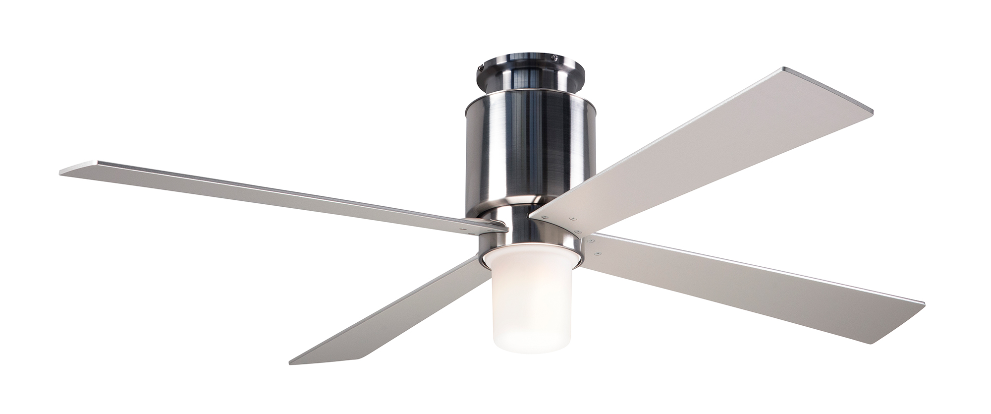 Lapa Flush Ceiling Fan With Light By Modern Fan Co Lap Fm Bn