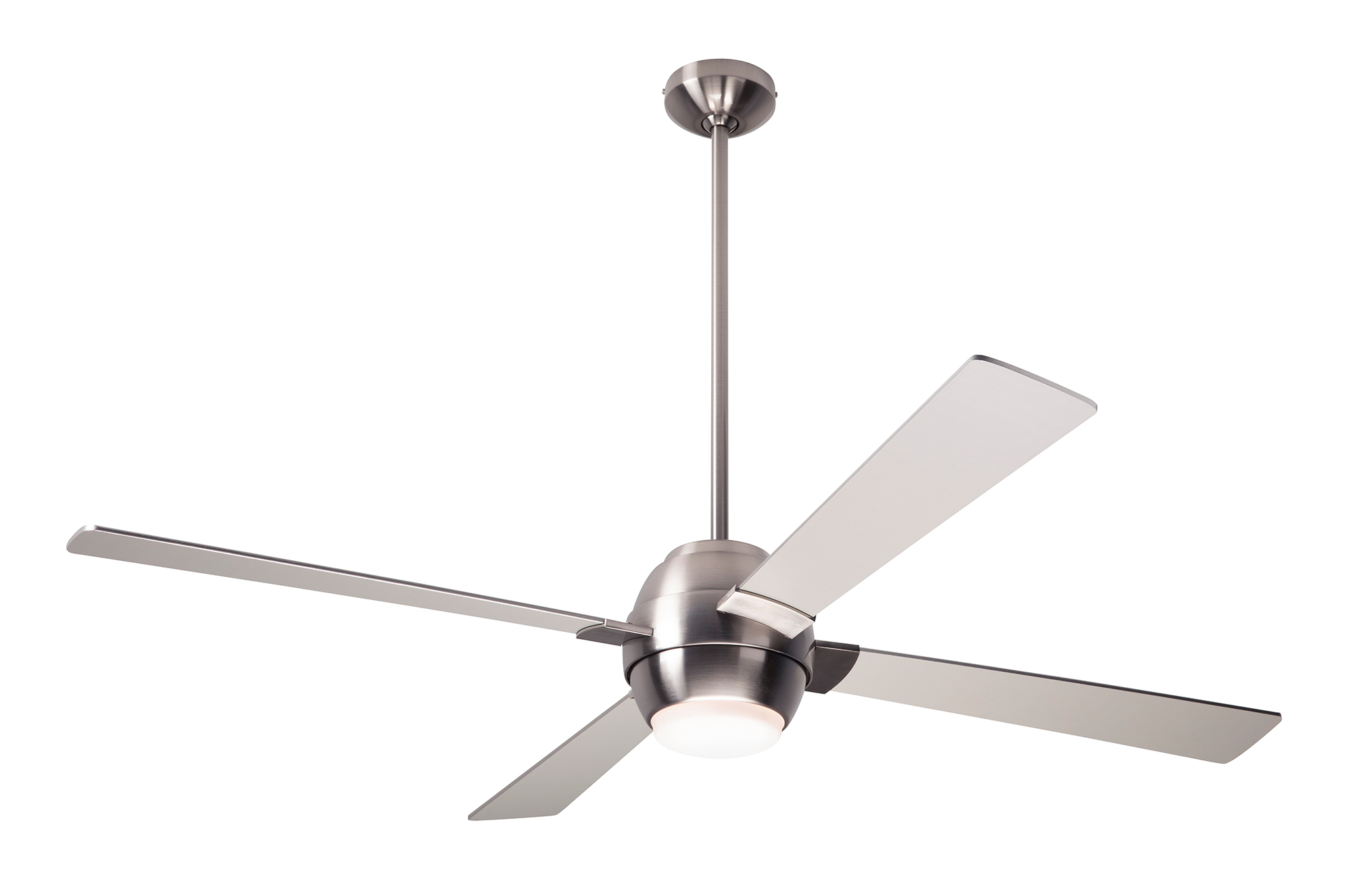 Gusto Ceiling Fan With Light By Modern Fan Co Gus Bn 56 Nk