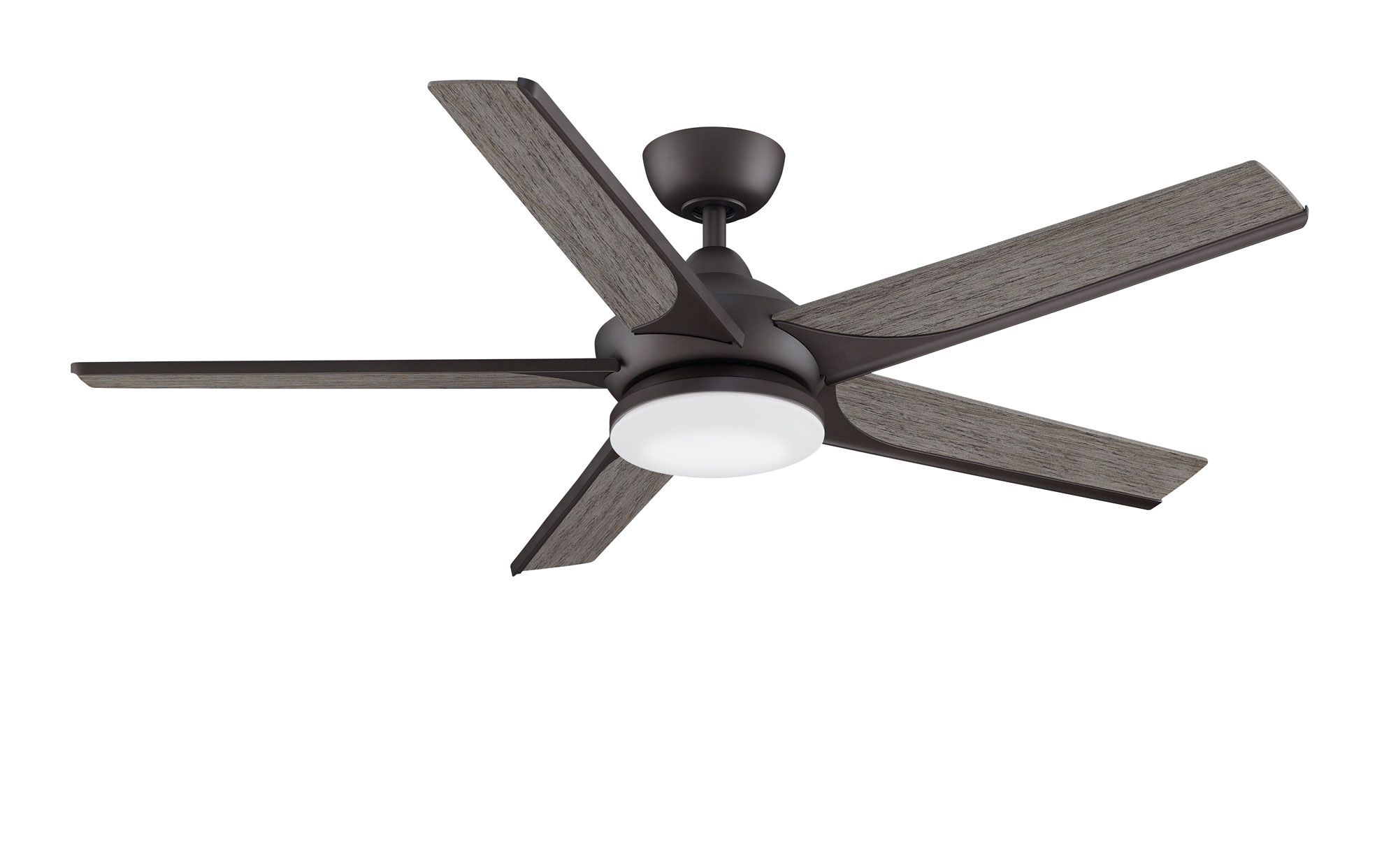 Subtle Indoor Outdoor Ceiling Fan With Light By Fanimation Fpd6228gr