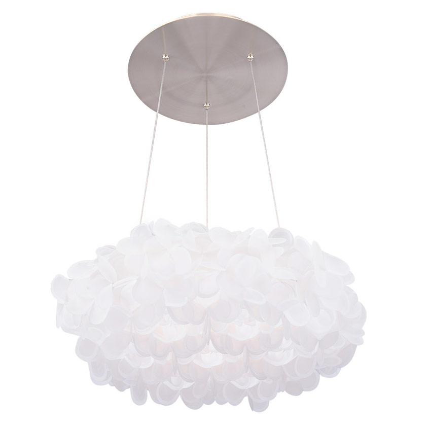 fluffy pendant light