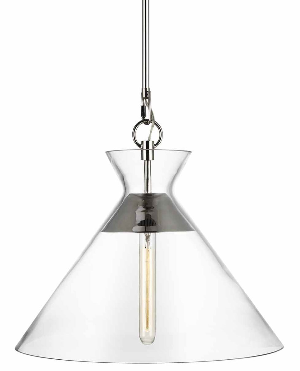 Modern pendant light with metal triangle lampshade frame