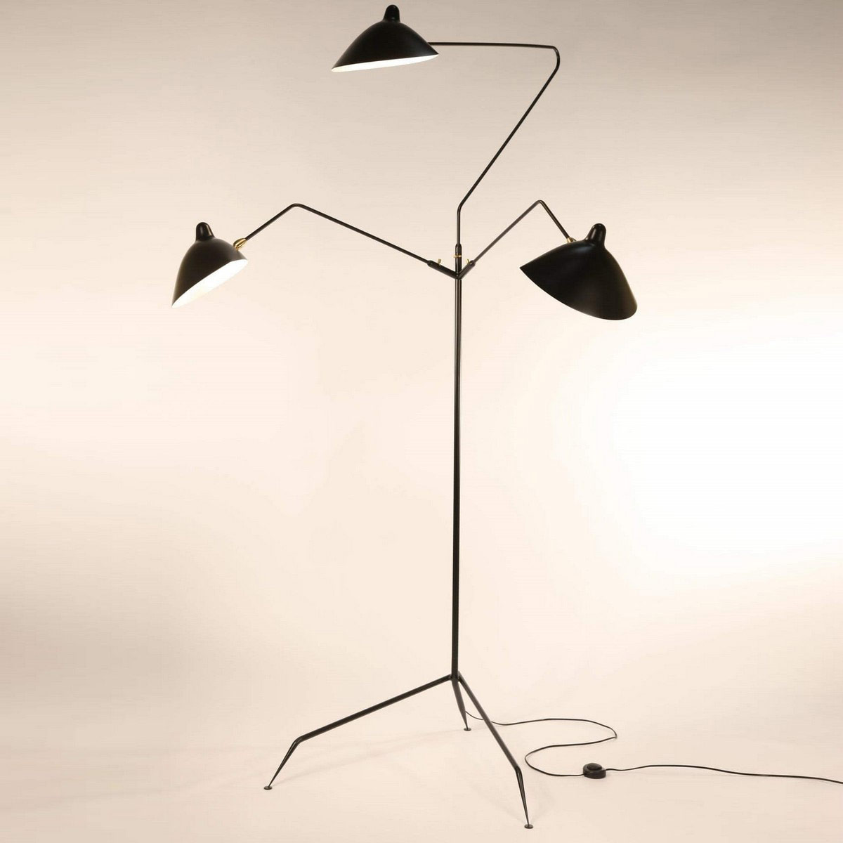 Serge Mouille 3 Arm Floor Lamp by Serge Mouille | SL/3A | SMU841553