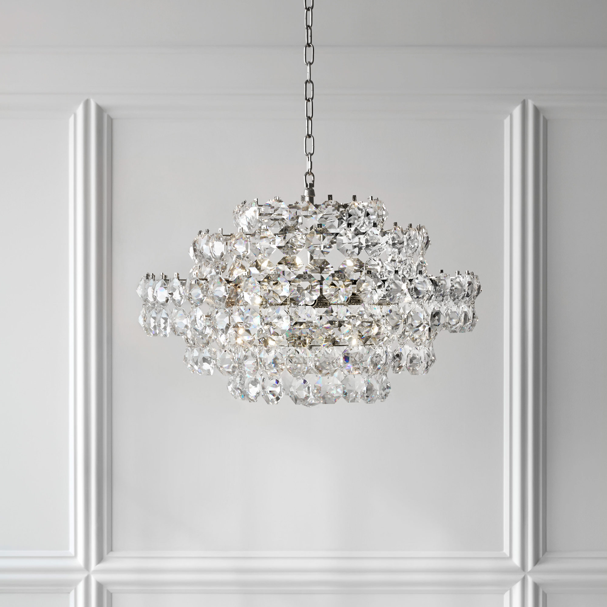 Sanger Chandelier by Visual Comfort Signature ARN 5120PN CG