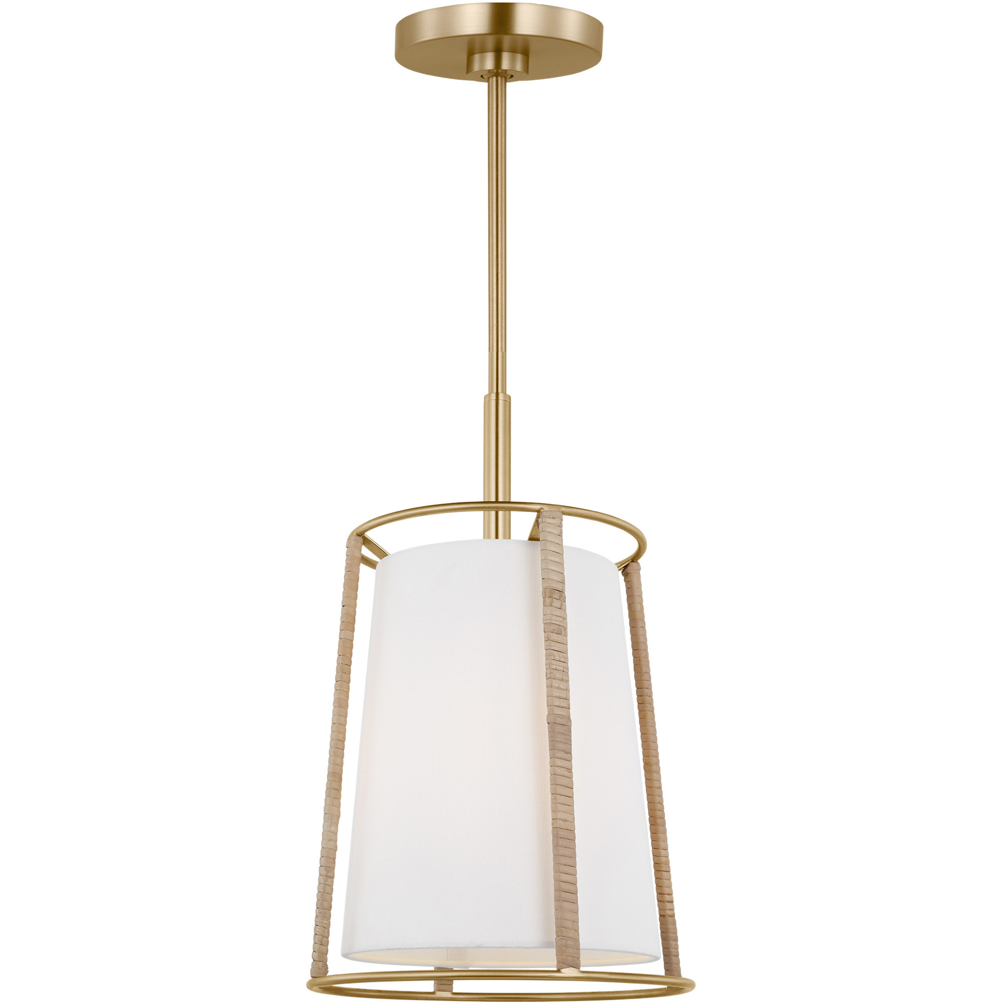 Visual Comfort Studio OL13209PDB Wellsworth Painted Distressed Brass  Outdoor Hanging Pendant Lighting - VCS-ol13209pdb